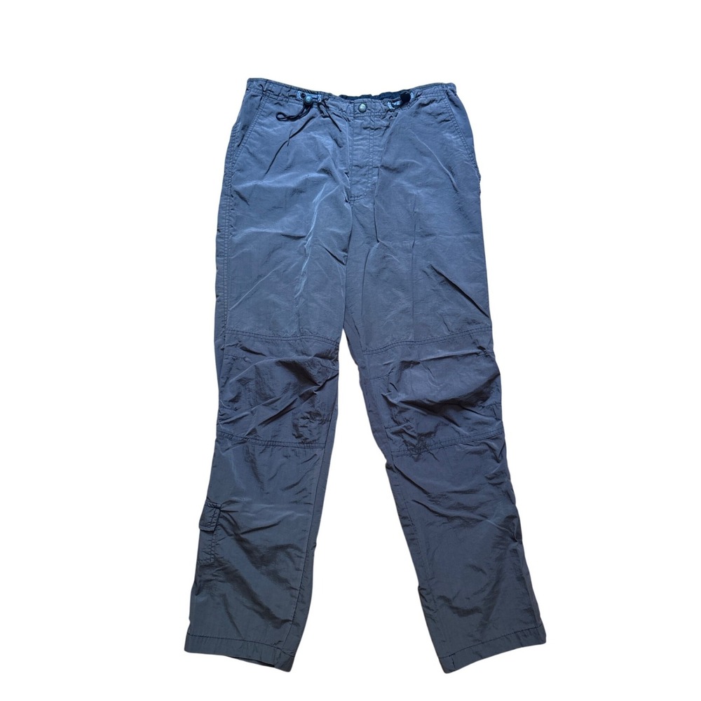B.U.M. Equipment Track Pants Mens Gray Vintage Nylon Gorpcore Cargo‎ SIZE M